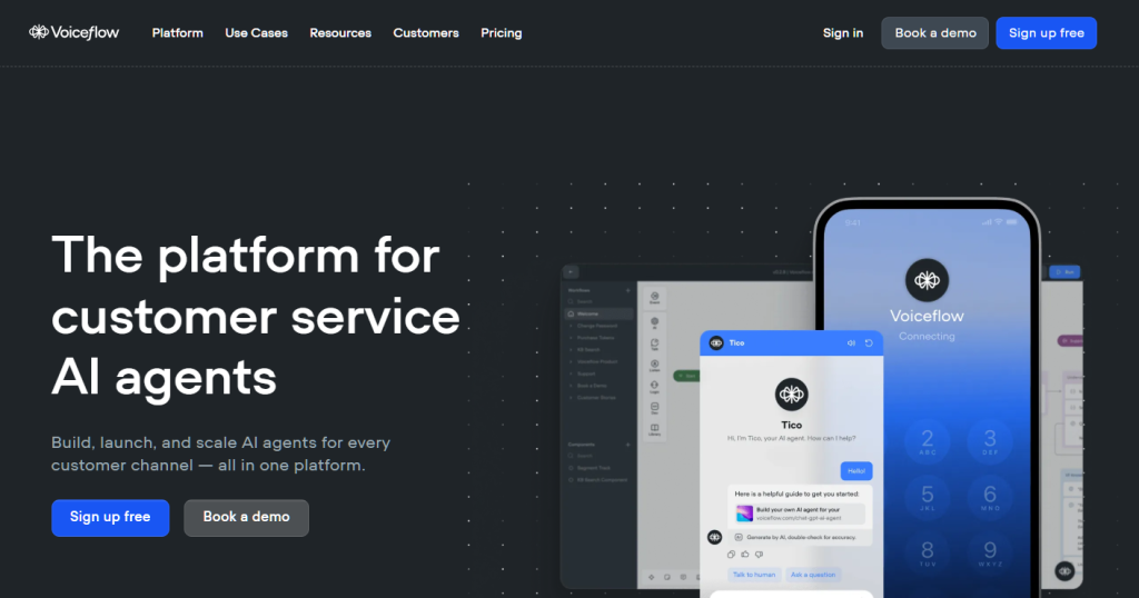 voiceflow live chat software
