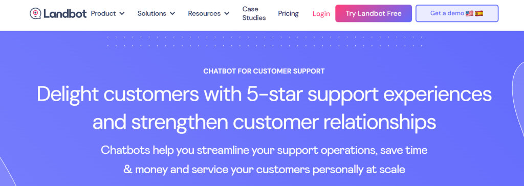 Landbot support tool